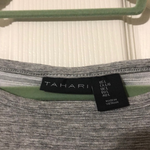 Gray top with 3/4” bell sleeves - Picture 4 of 4